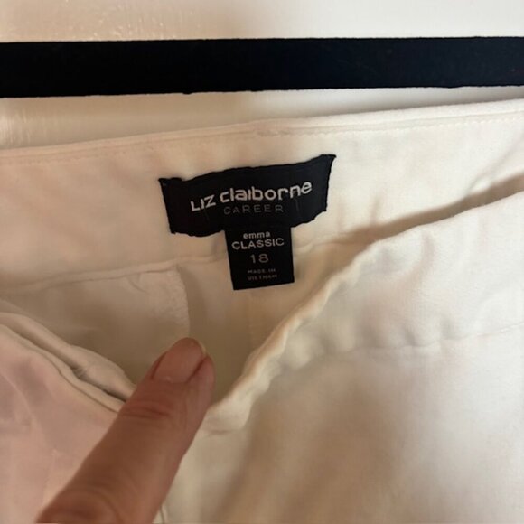 Liz Claiborne Career Emma Classic Pants - Size 18 - Picture 2 of 7